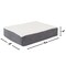 Pet Adobe Orthopedic Sherpa Top Pet Bed with Memory Foam and Removable Cover 20x15x4 Gray by Pet Adobe 853846MXC - alternate 3
